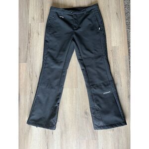 Spyder Women's Black Softshell Ski Snow Pants Size 14
